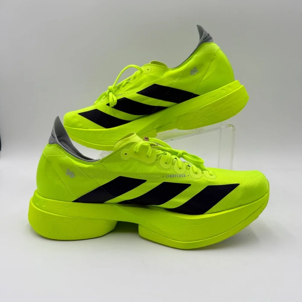 Adidas Adizero Adios Pro 4 Lucid Lemon Black JR6364 Men's Size 12 - Picture 6 of 16